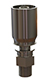Swivel Male Stem with Staked on Ferrule